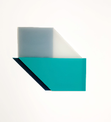 o.T., Floatglas, Echtantikglas, Buntglas, 26x31,5cm ,2026
